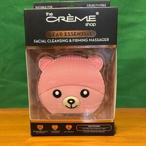 The Crème Shop Pink Bear Essential Facial Cleansing & Firming Massager